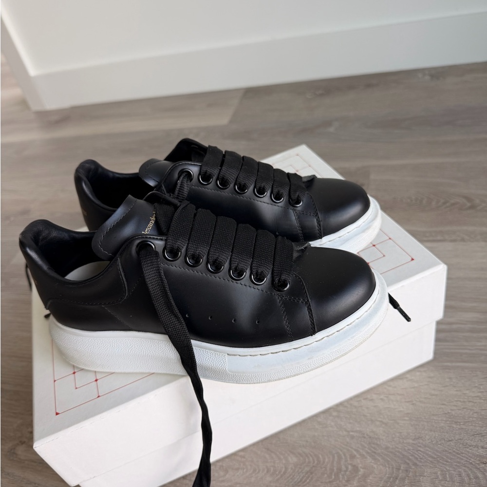 Alexander McQueen Black and White Women's Sneakers